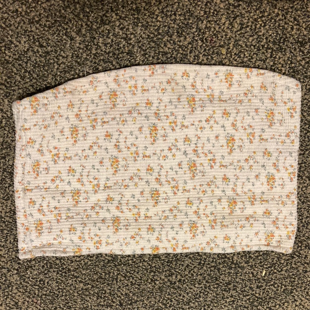 Floral AE tube top 🌸🌼💐